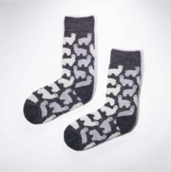 Alpaka Frottee Socken