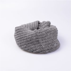 Beanie Loop Schal grau