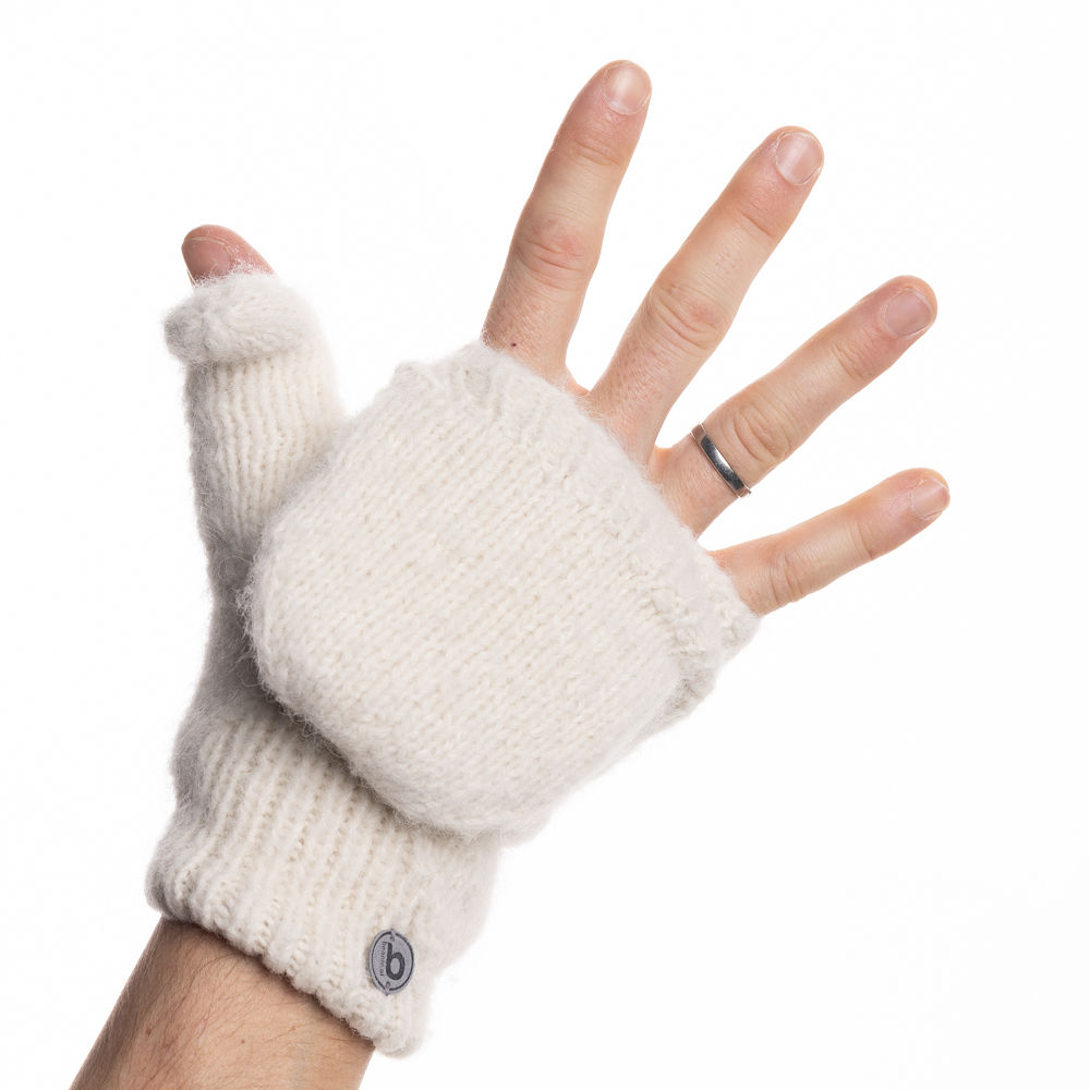 Beanie Fäustlinge mit Kappe anthrazit ansehen